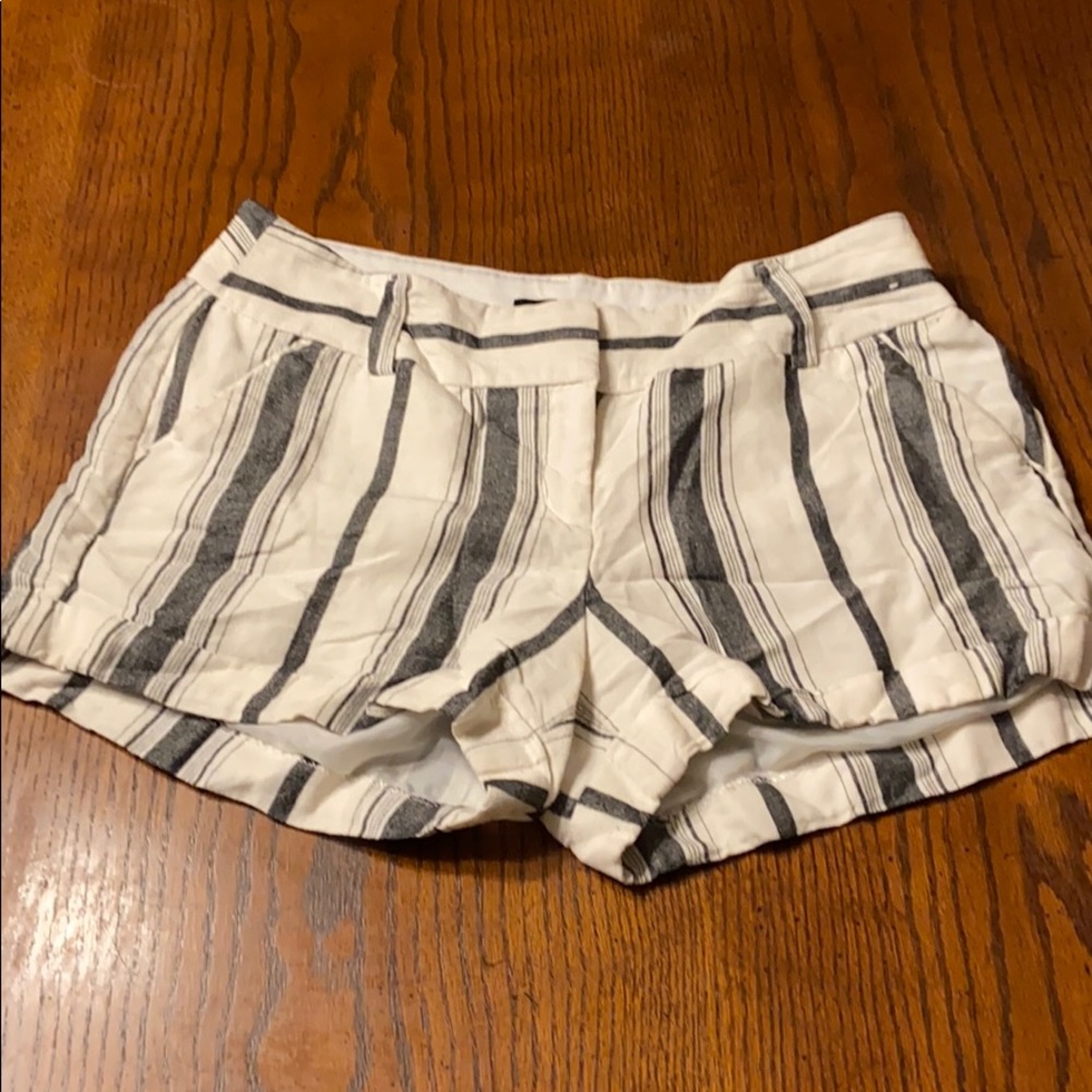 Express Midi low rise linen ...lined shorts